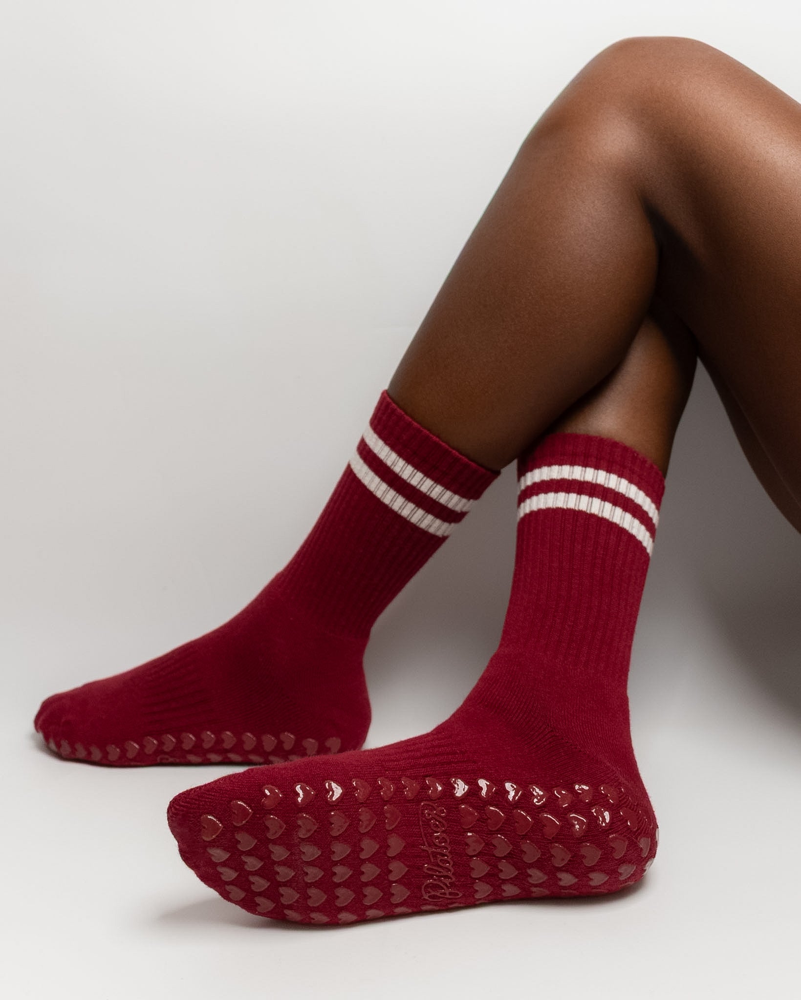 Sporty Stripes - Oxblood Red