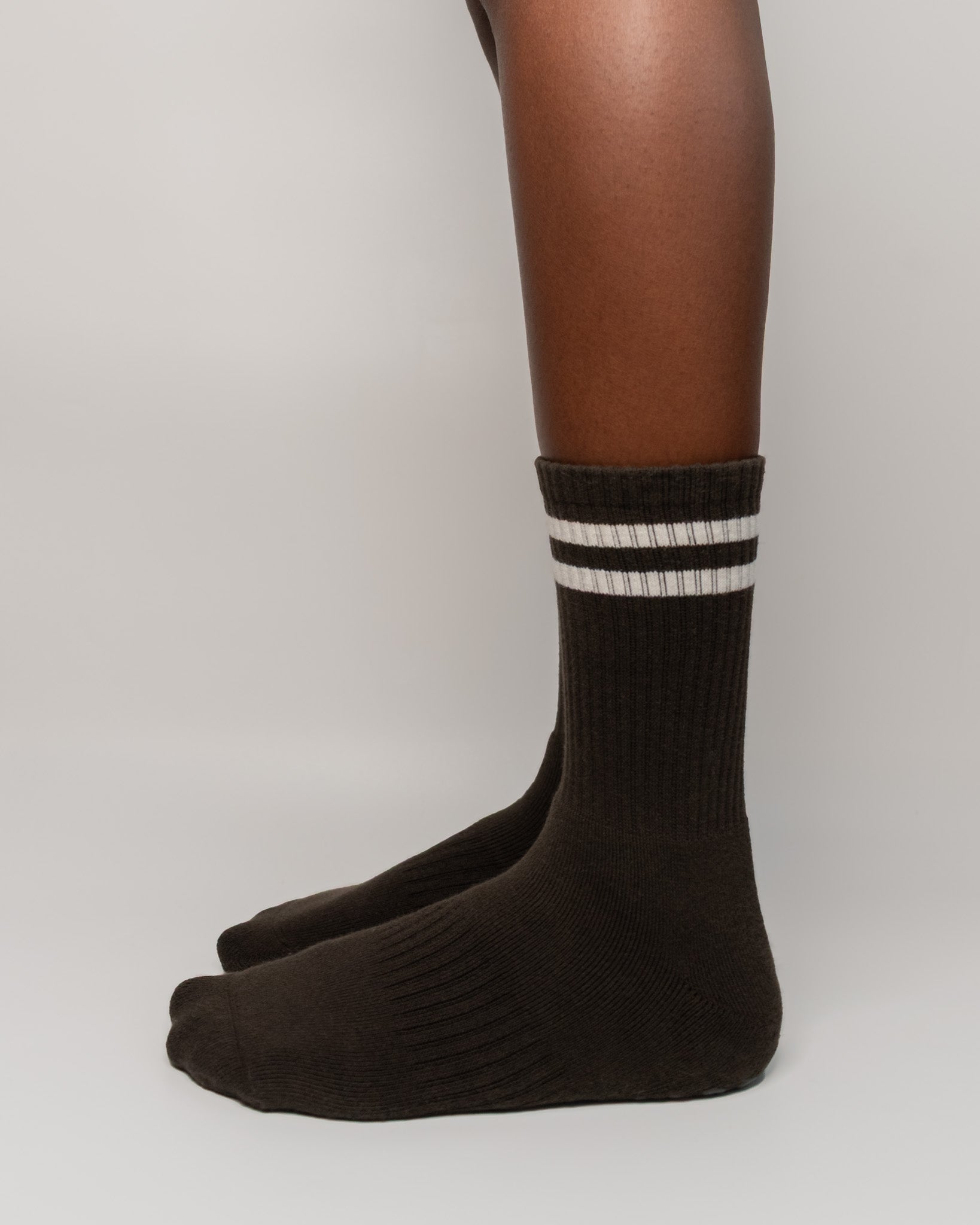 Sporty Stripes - Espresso Brown